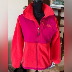 The North Face Women’s Pink & Red Zip Fleece Jacket